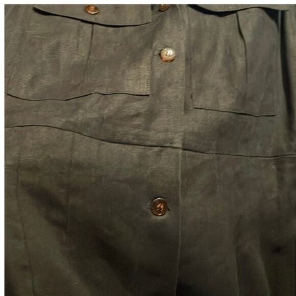 90s Oberon linen midi dress - Picture 7 of 8